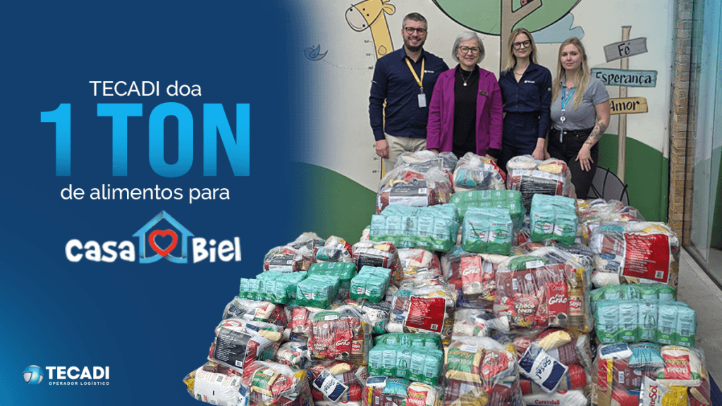 TECADI doa uma tonelada de alimentos à Casa Biel e reforça seu compromisso com a solidariedade CAPA BLOG DOACAO CASA BIEL 1